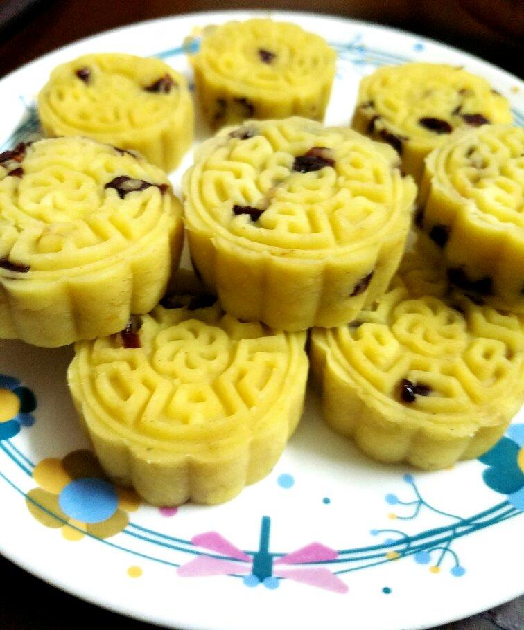 蔓越梅绿豆糕
