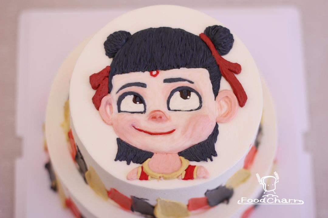 奶油霜浮雕蛋糕