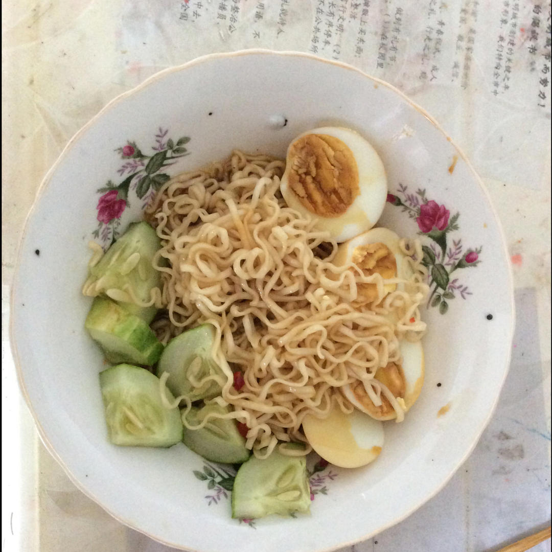 单身美食——叉烧纯麦面