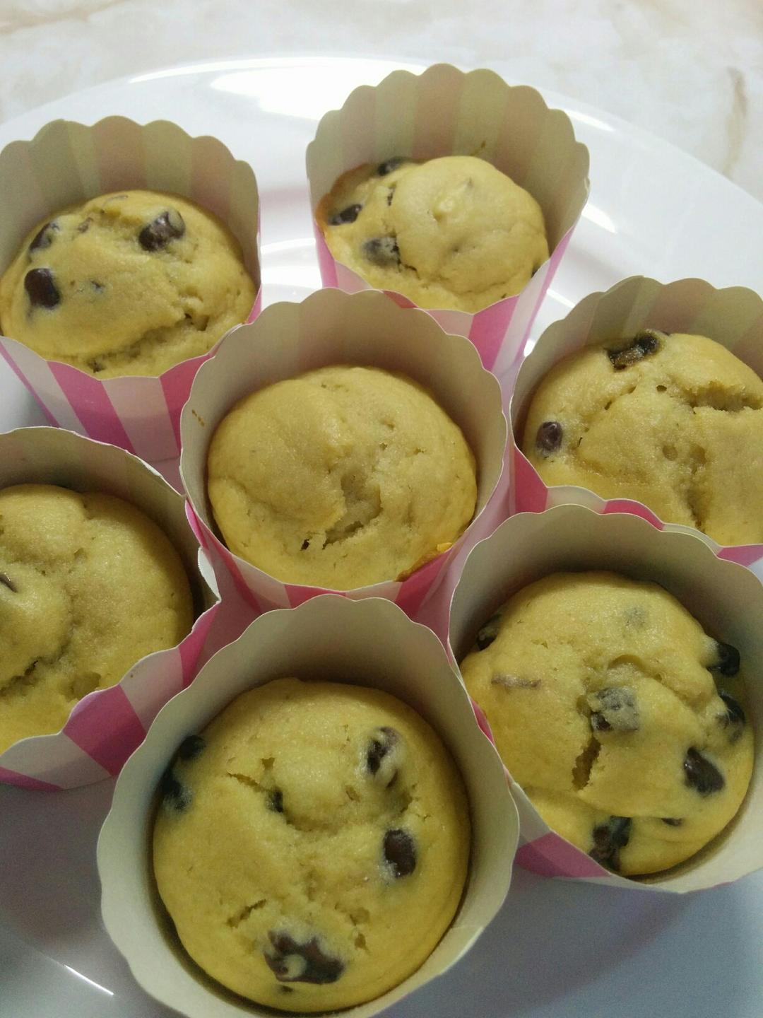 黄油版红糖蜜豆麦芬muffin