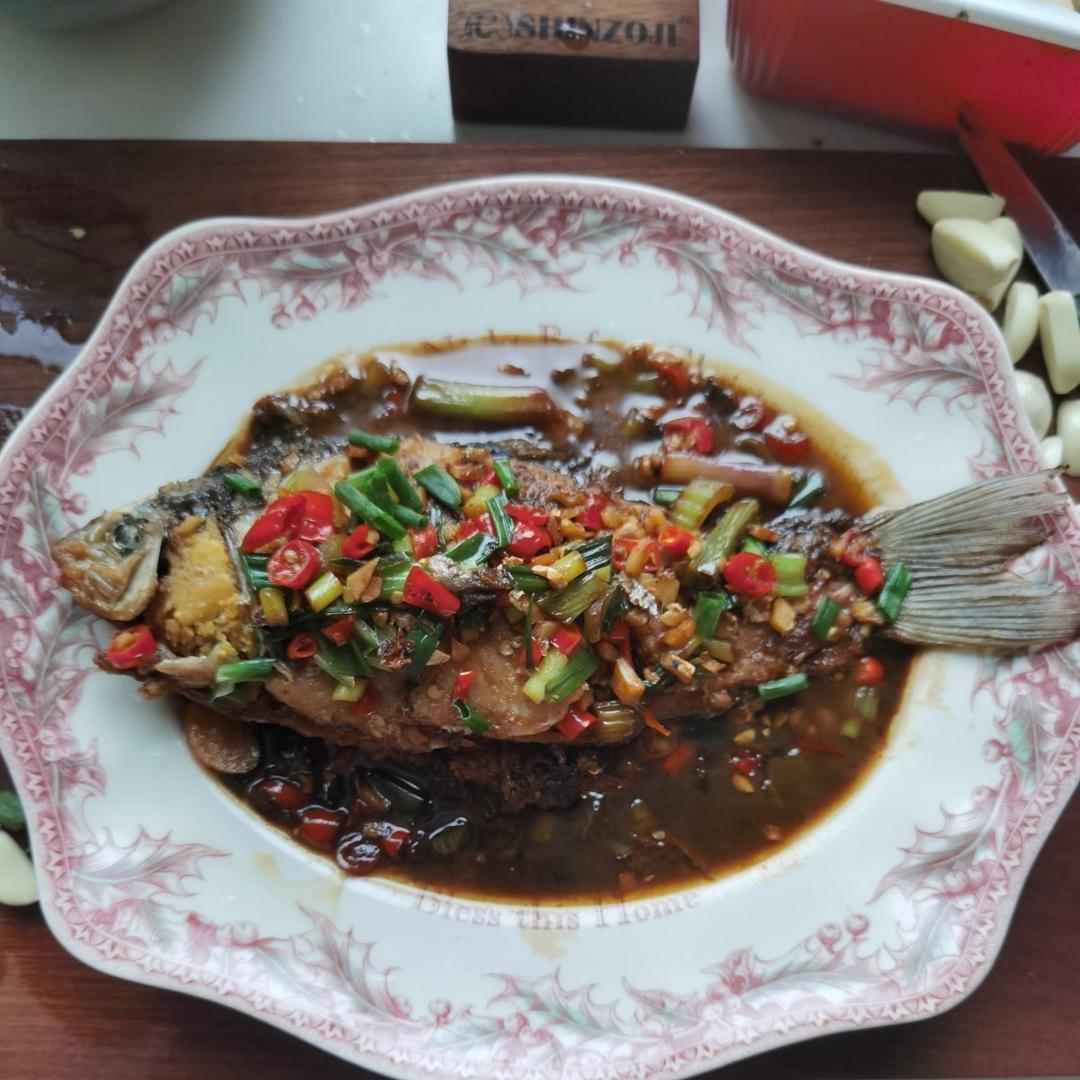 香煎鲫鱼（简单易做）