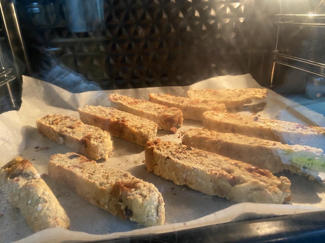 【健康零食】香蕉燕麦意式脆饼