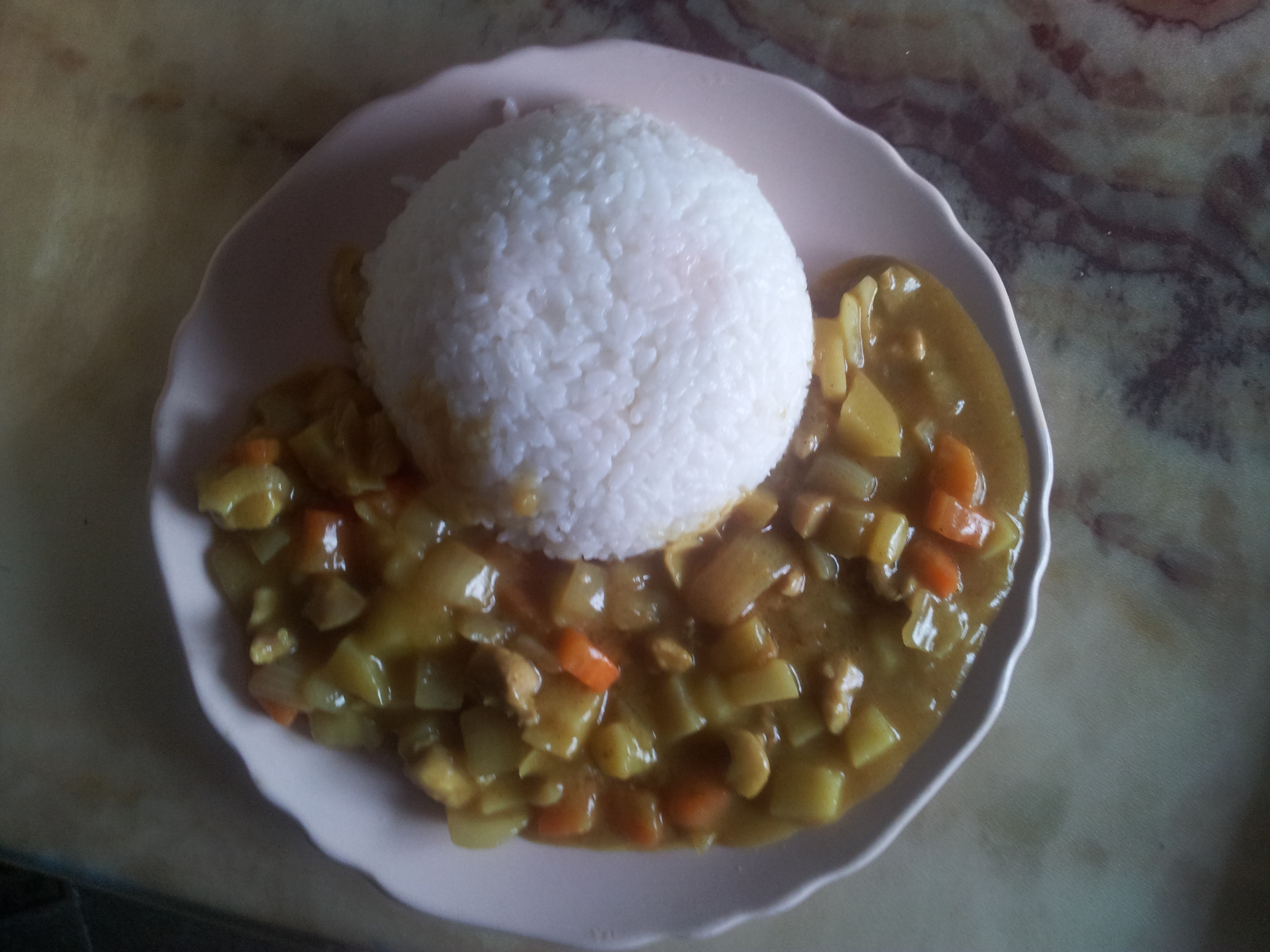 美味咖喱鸡饭
