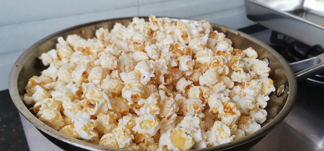 一招搞定小朋友的黄油焦糖爆米花，简单又好吃