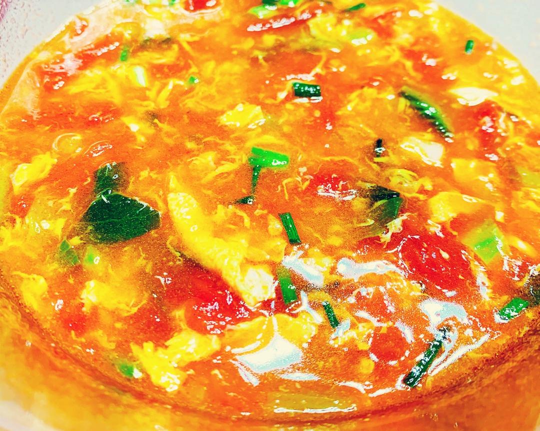 好喝的西红柿鸡蛋汤