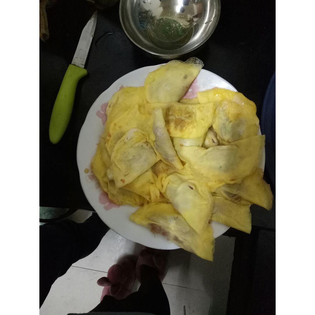 蛋饺（平底锅版)