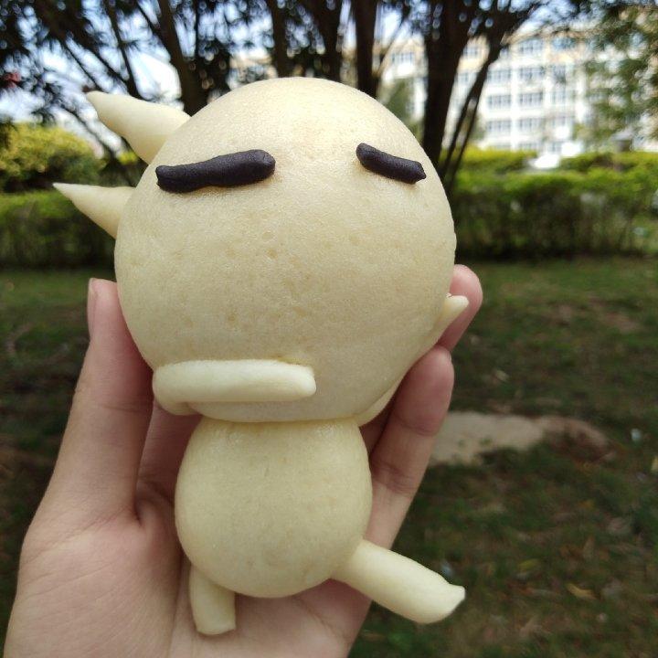 兔斯基表情包芋泥包子造型馒头
