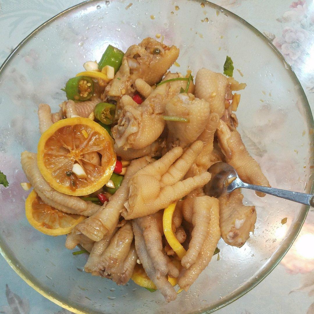 柠檬百香果鸡爪
