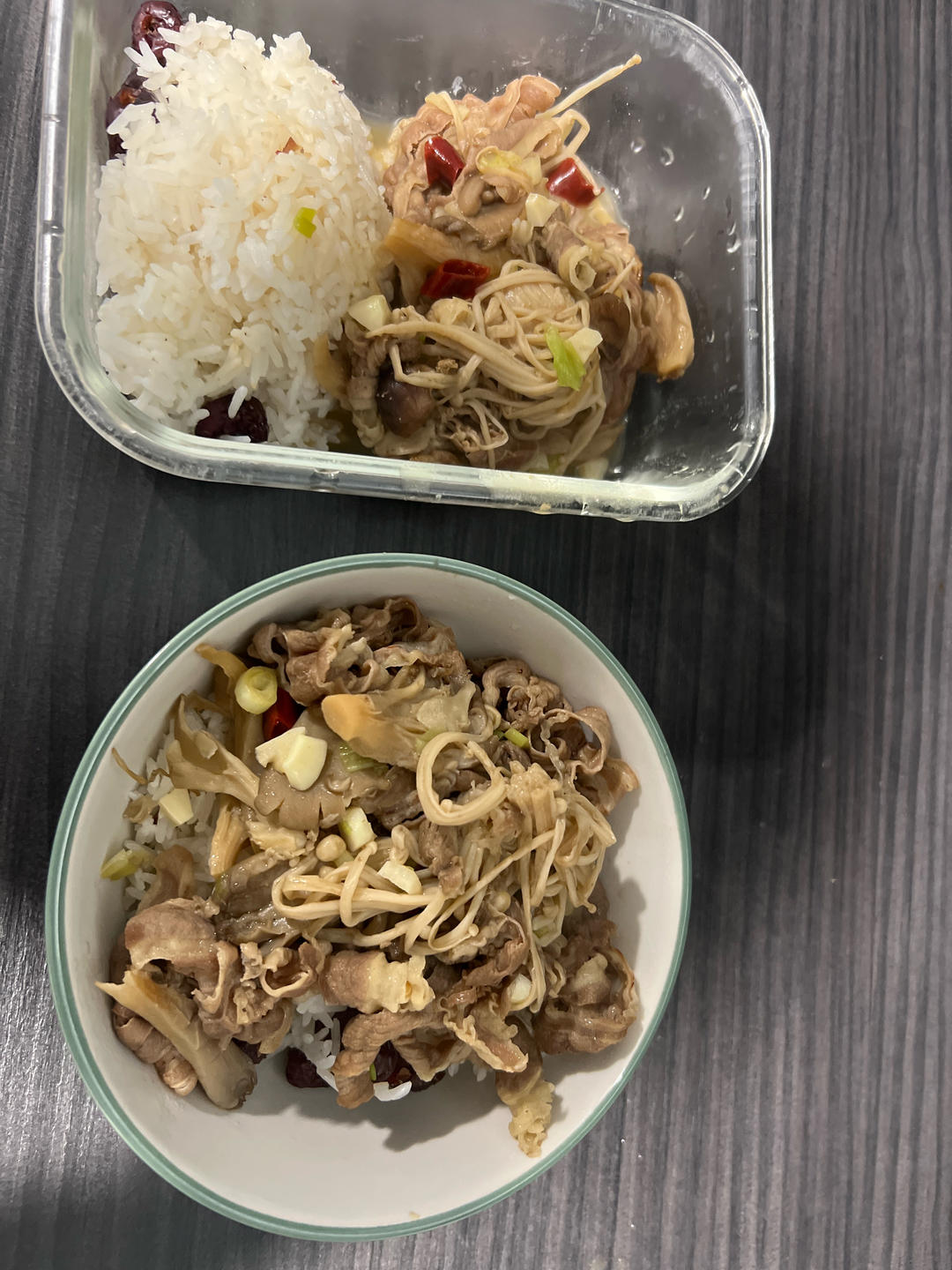 金针菇羊肉卷
