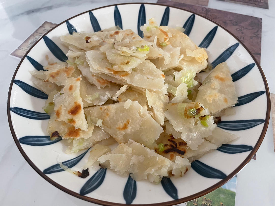 多层柔软葱花烙饼