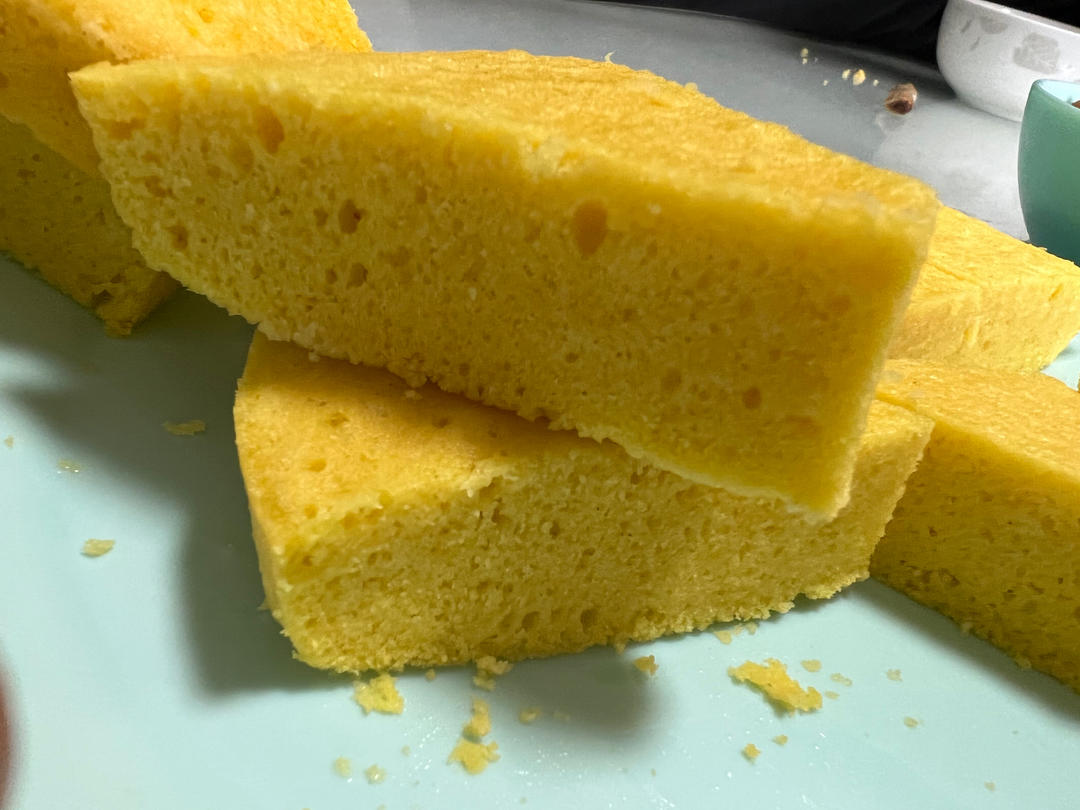 零添加玉米面蒸糕
