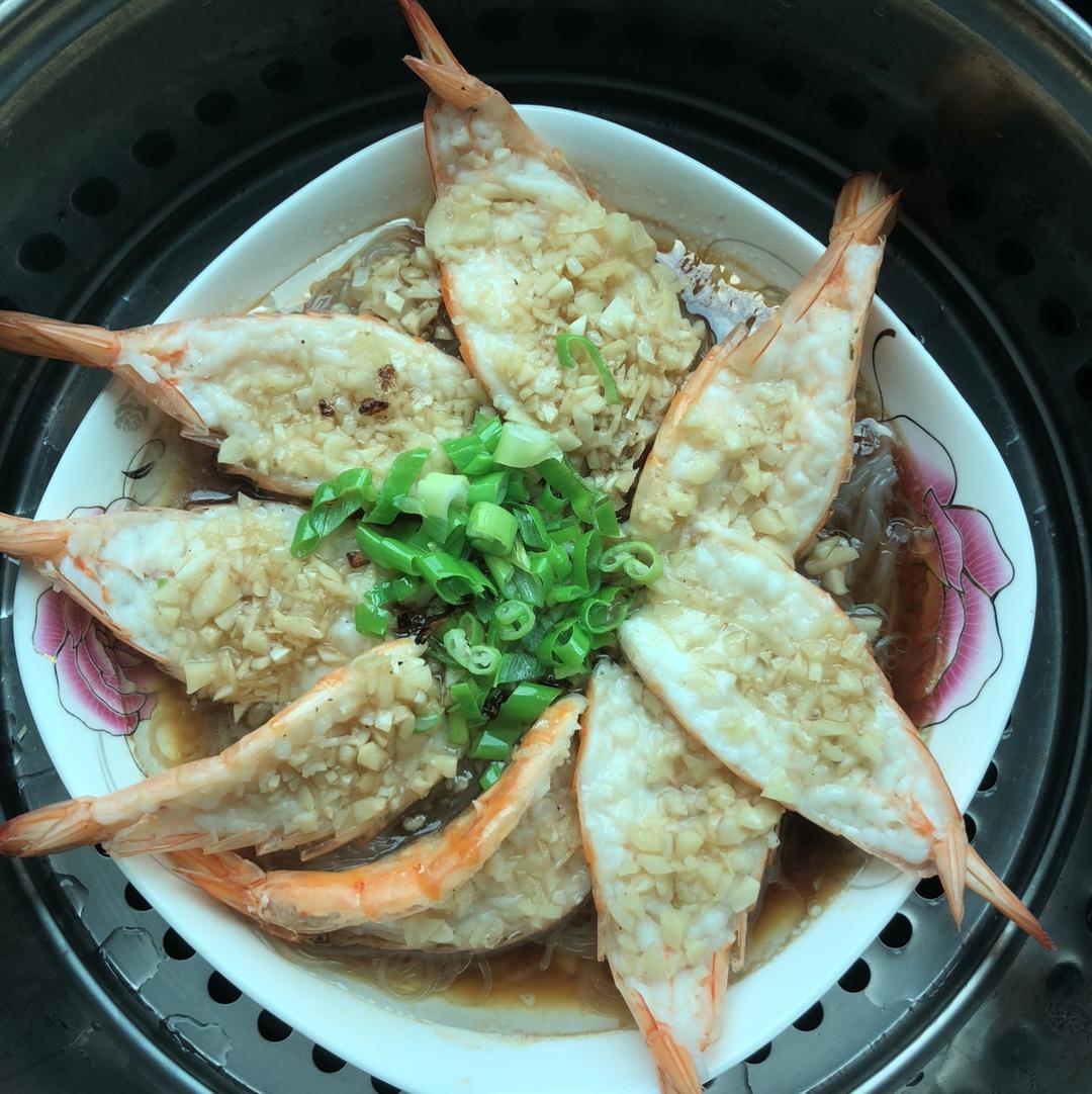 蒜蓉粉丝蒸虾