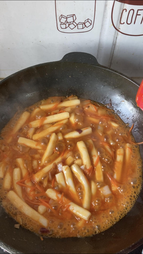 韩式辣炒年糕（or网红芝士套路之芝心年糕）