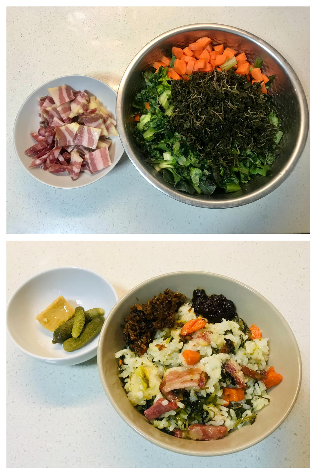 上海咸肉腊肠菜饭 by wqy