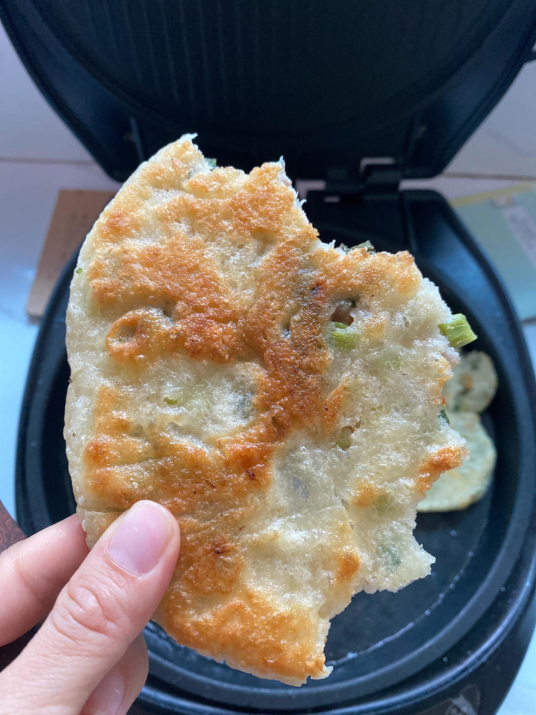 复刻网红葱油肉饼