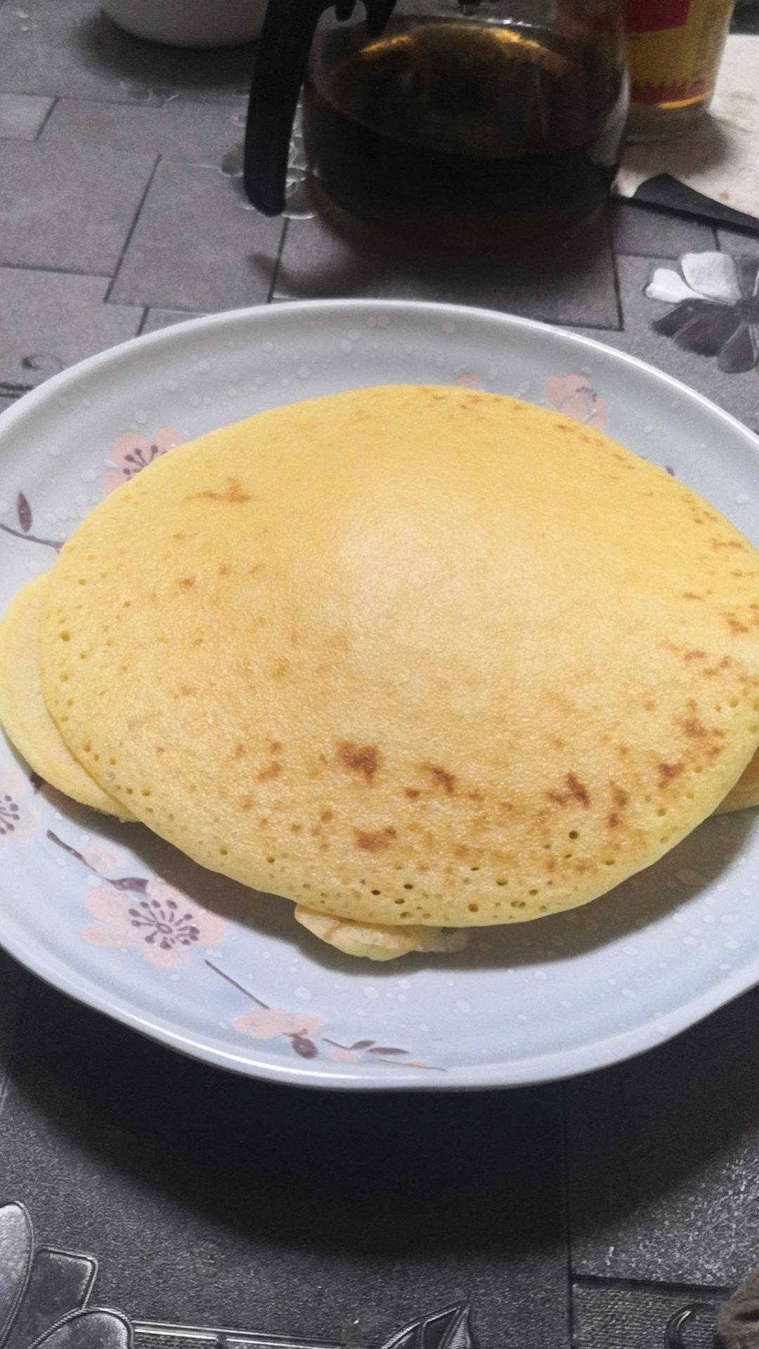 超级简单的奶香玉米饼