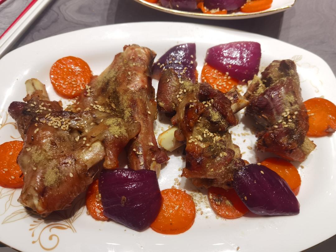 生烤羊腿家庭烤箱版