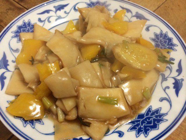 深海飞行员做的蚝油白灵菇