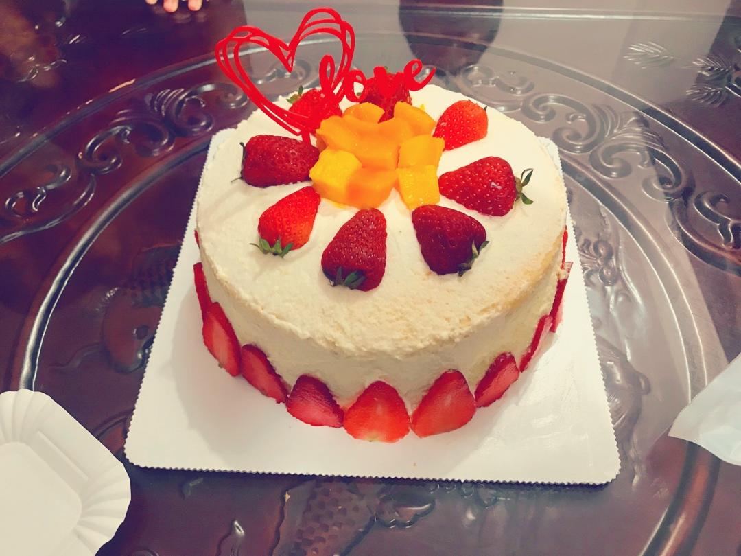 超级简单的味多美同款生日蛋糕（6寸），新手也能高度还原