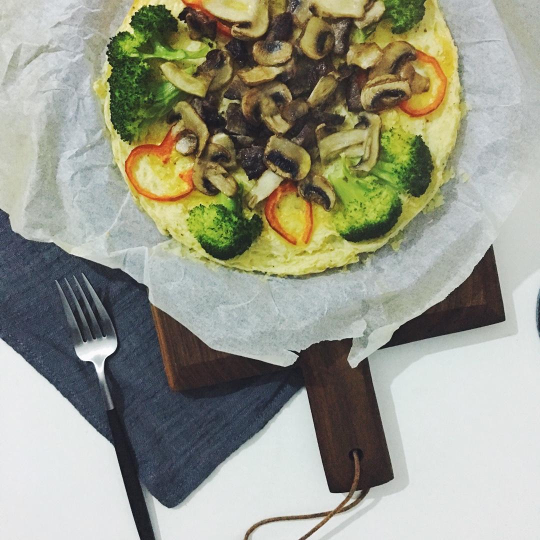 『健康三餐』无油低脂土豆底披萨