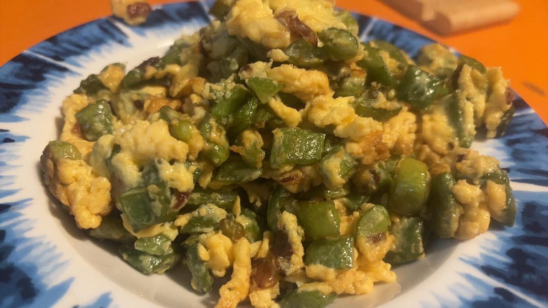豆角炒蛋超级下饭菜，不好吃算我输