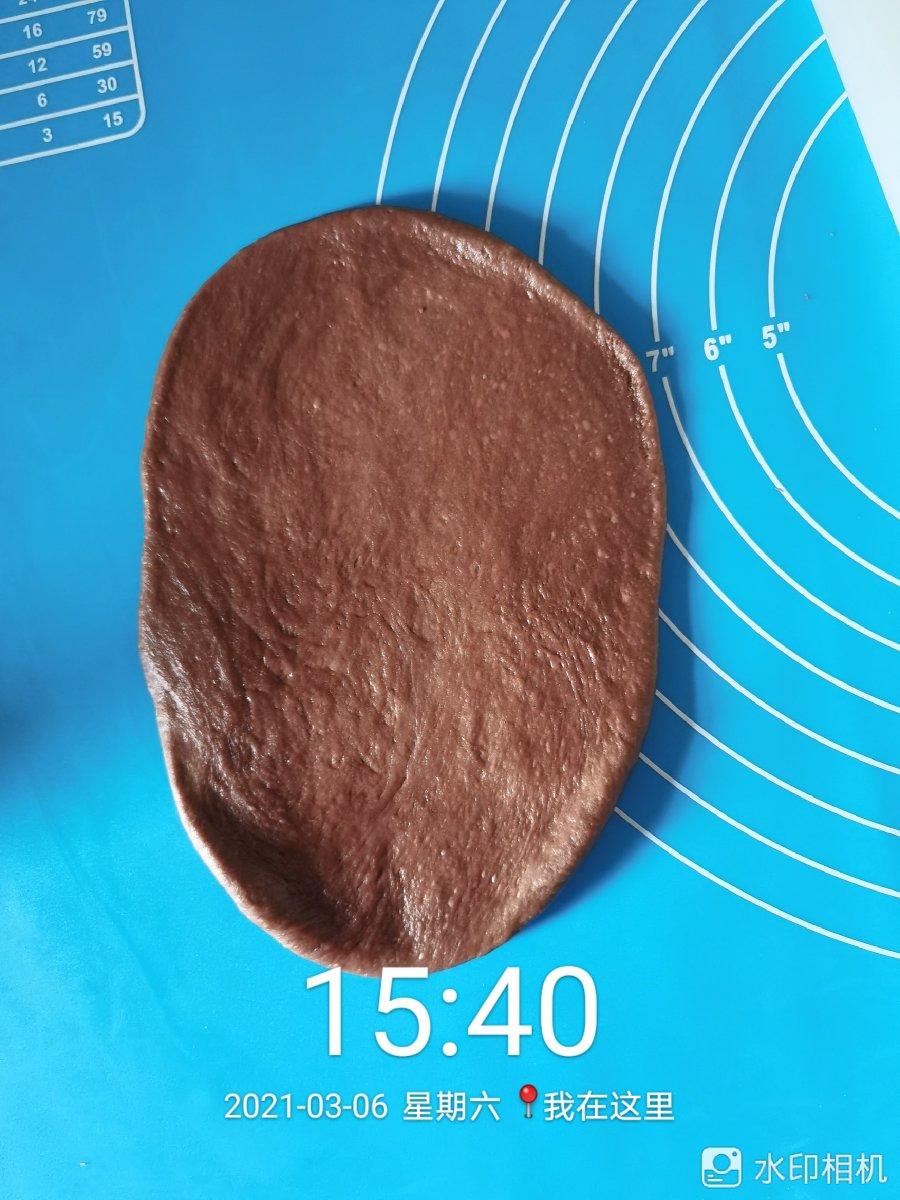 双重巧克力面包