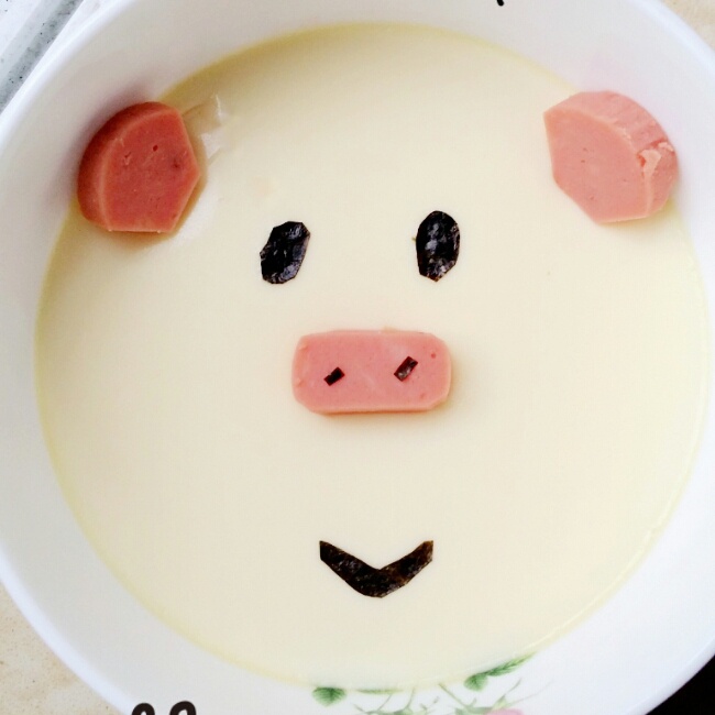 小猪蛋羹
