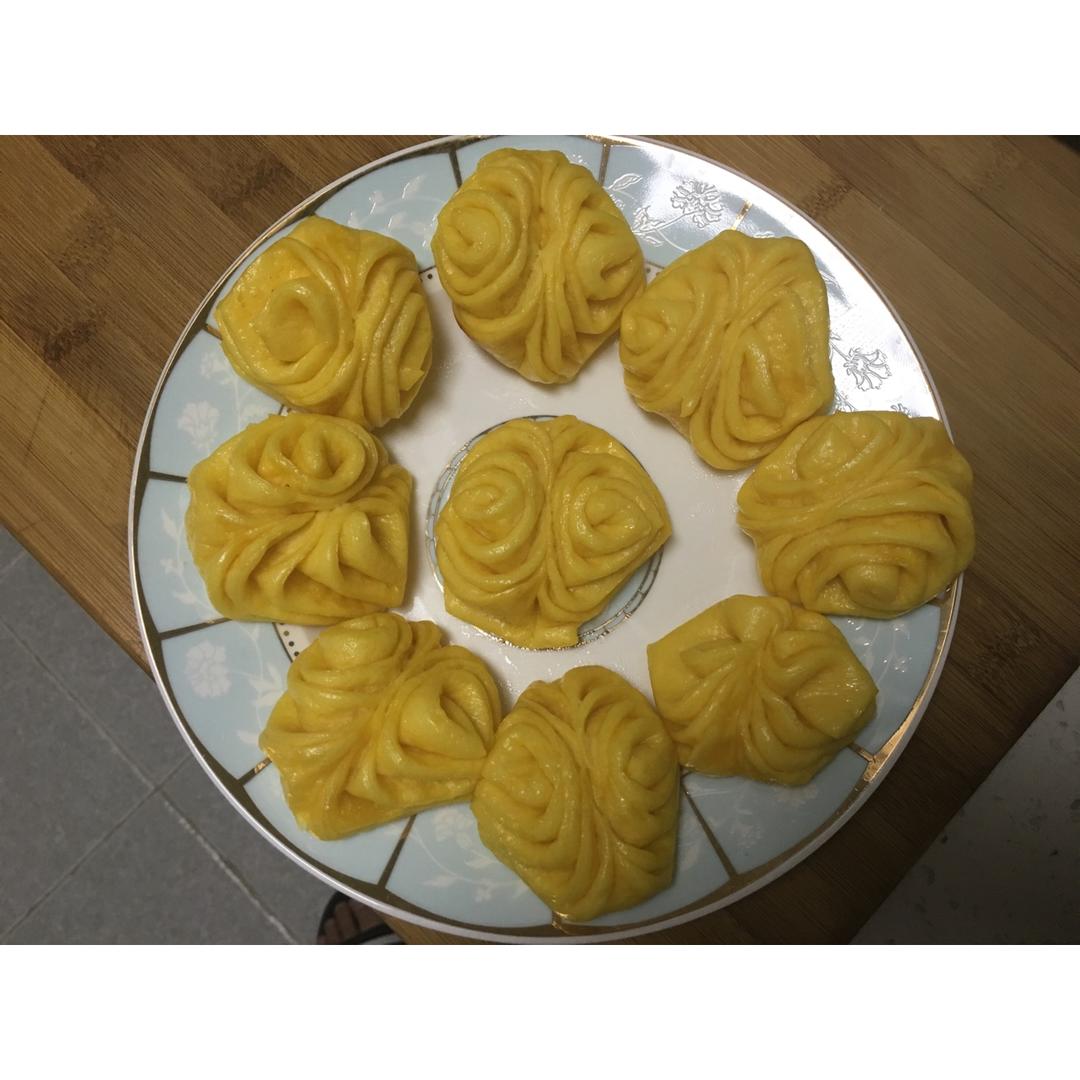 南瓜花卷馒头