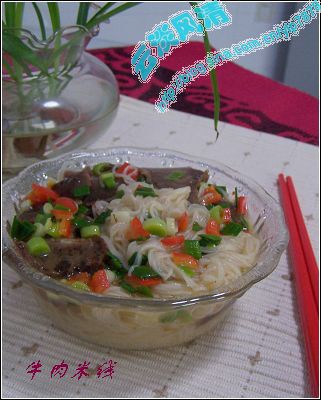 牛肉米线的做法