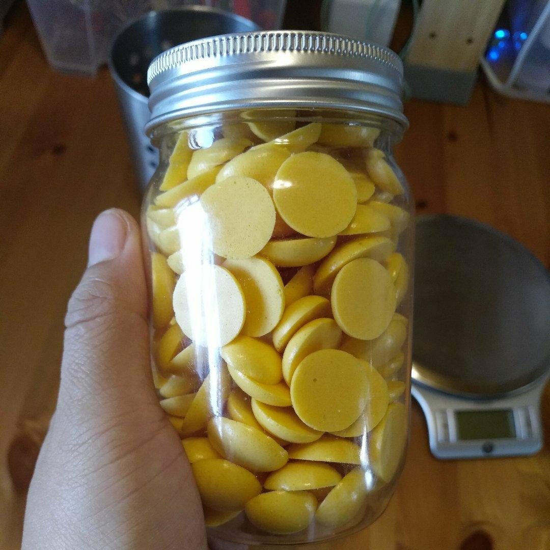 入口即化的无添加蛋黄溶豆