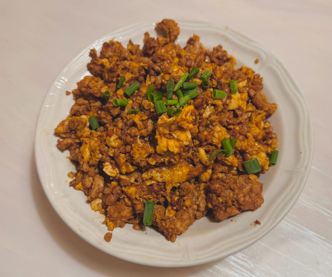 肉末炒鸡蛋