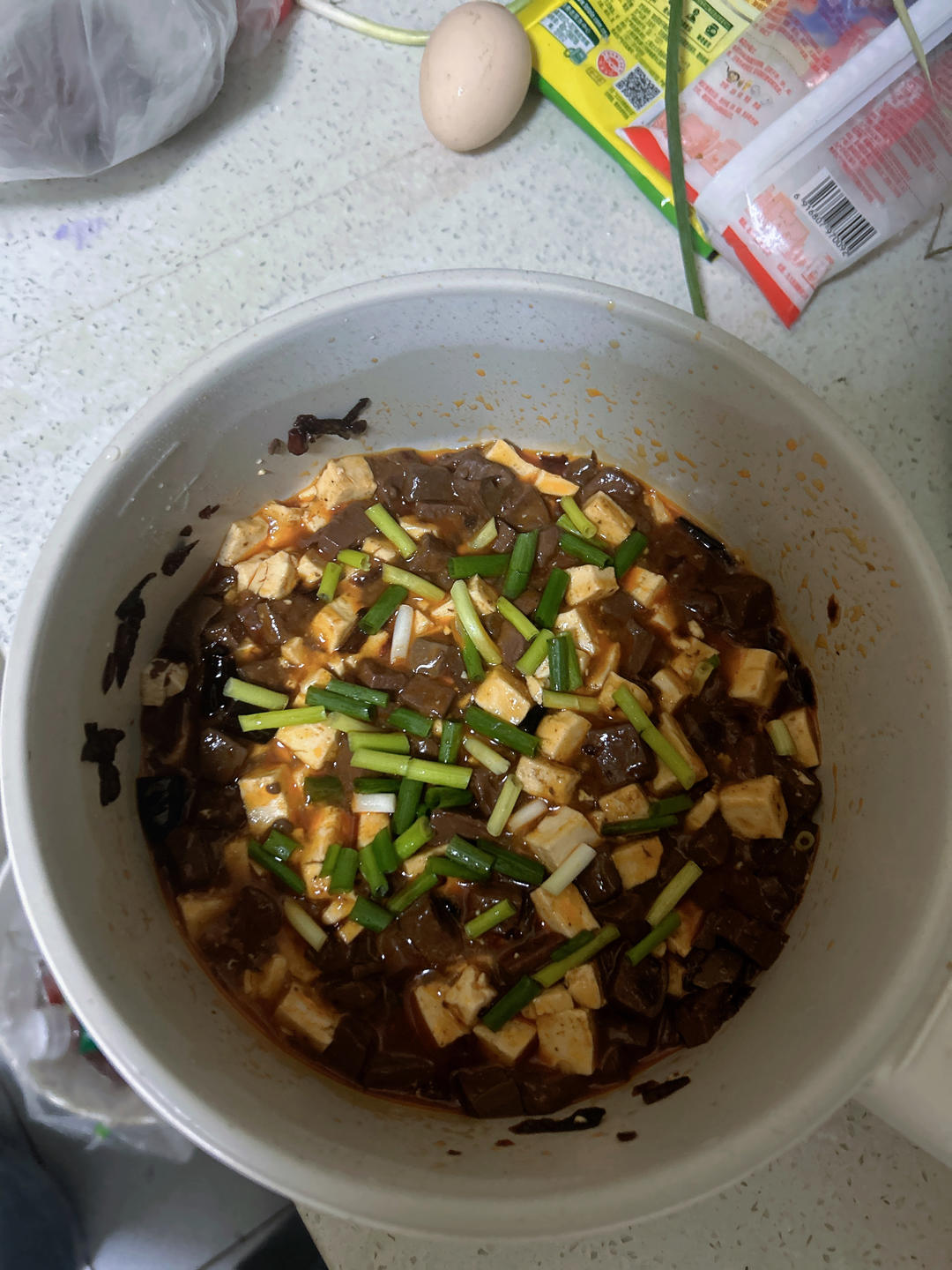 鸭血豆腐