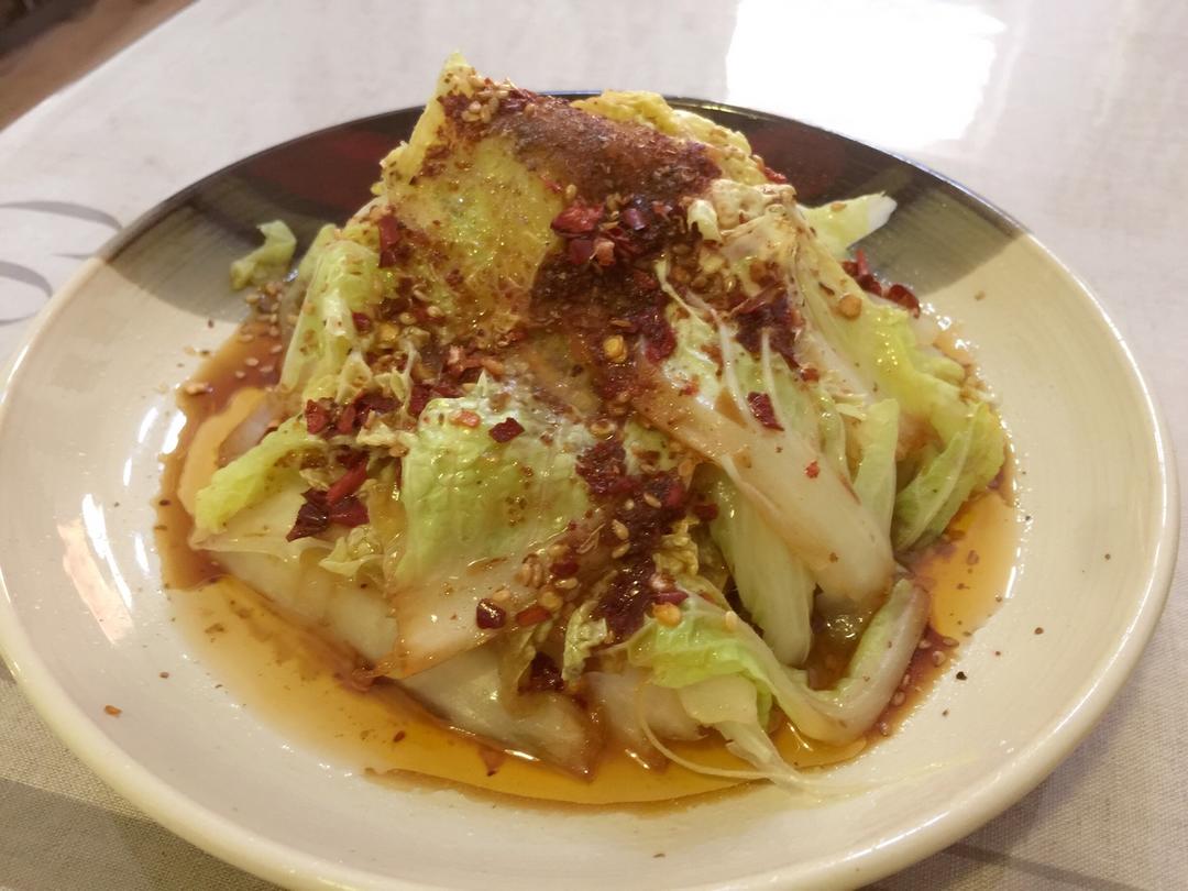 响油白菜