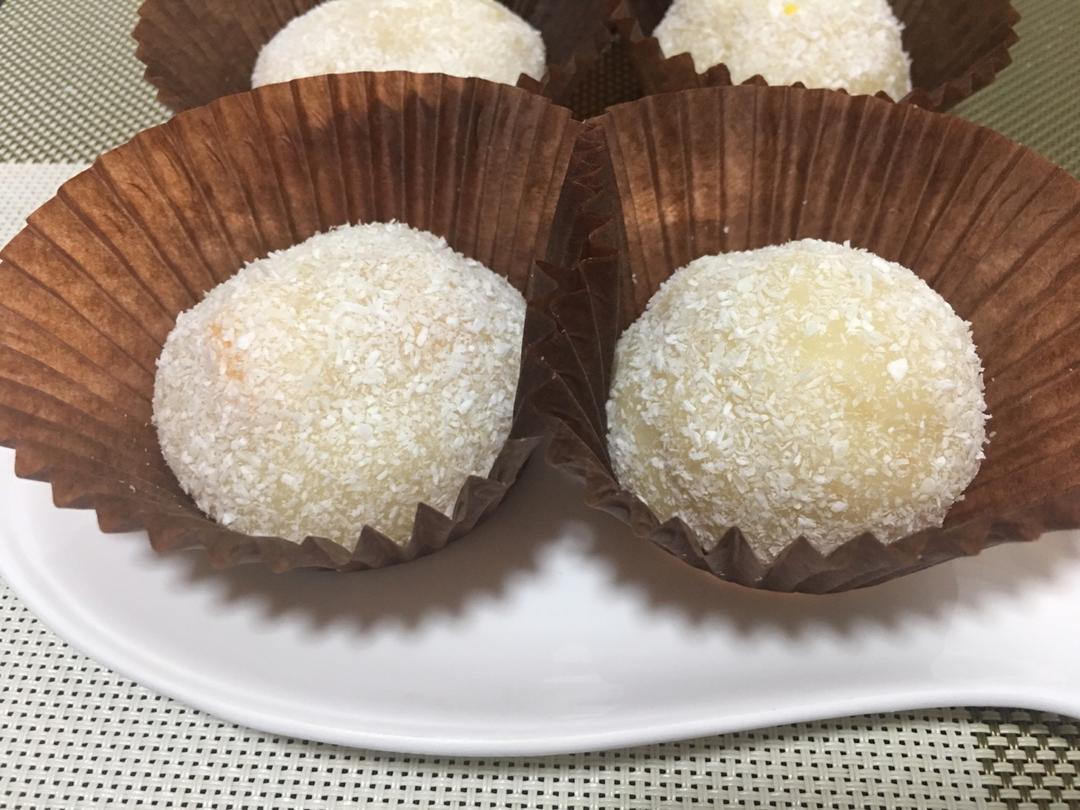 免烤箱❗️香甜软糯的芒果糯米糍，一次成功超好吃