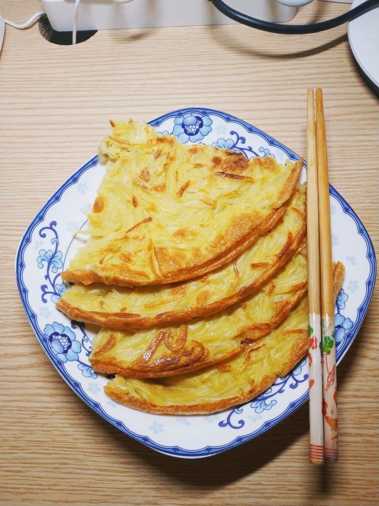 土豆丝鸡蛋饼