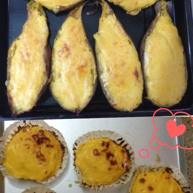 芝士奶油焗红薯