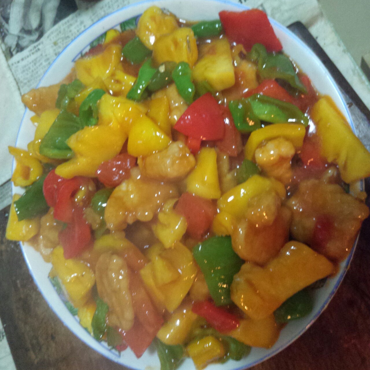 菠萝咕噜肉