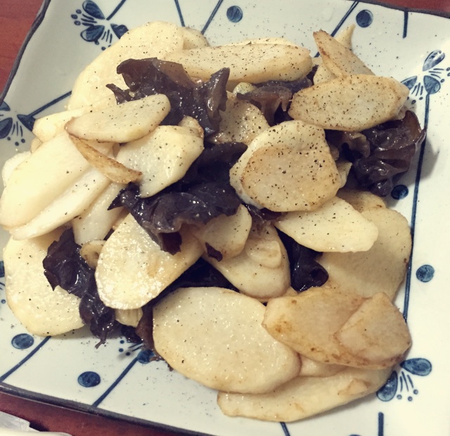 清炒山药木耳