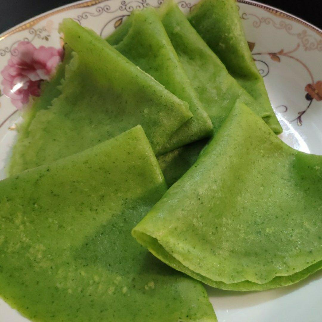 菠菜蛋饼