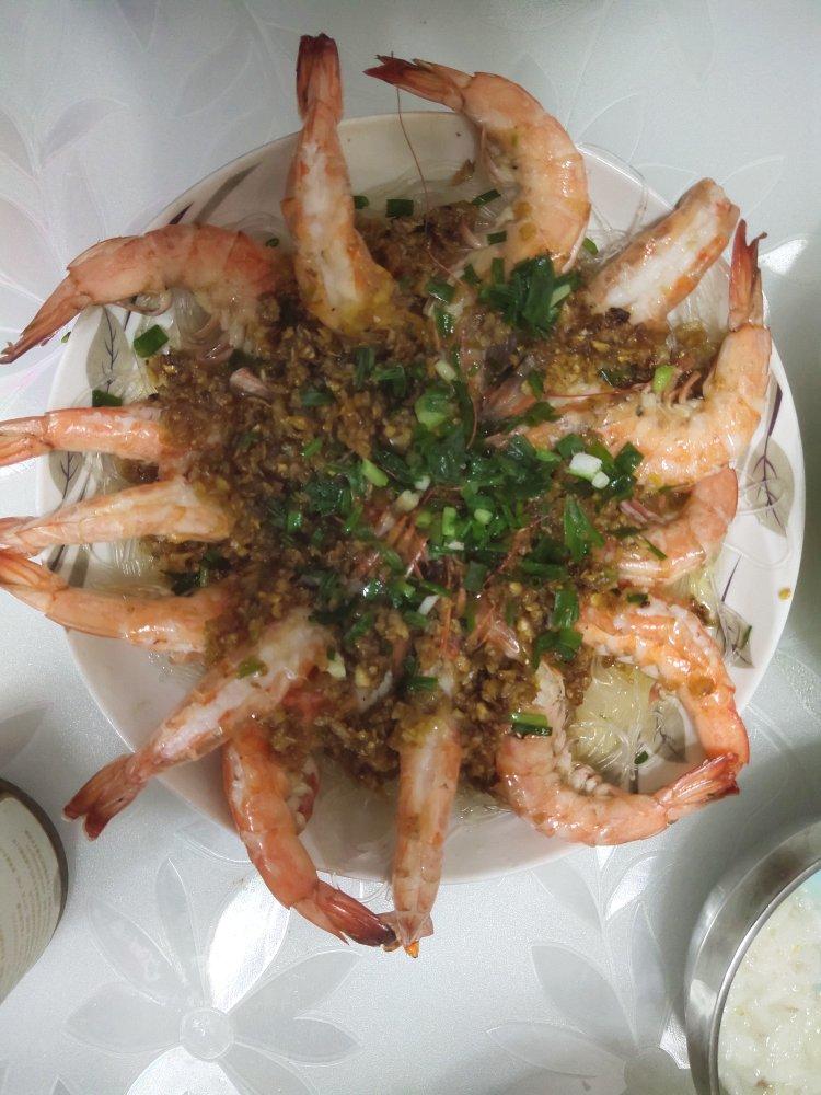 蒜蓉粉丝蒸虾
