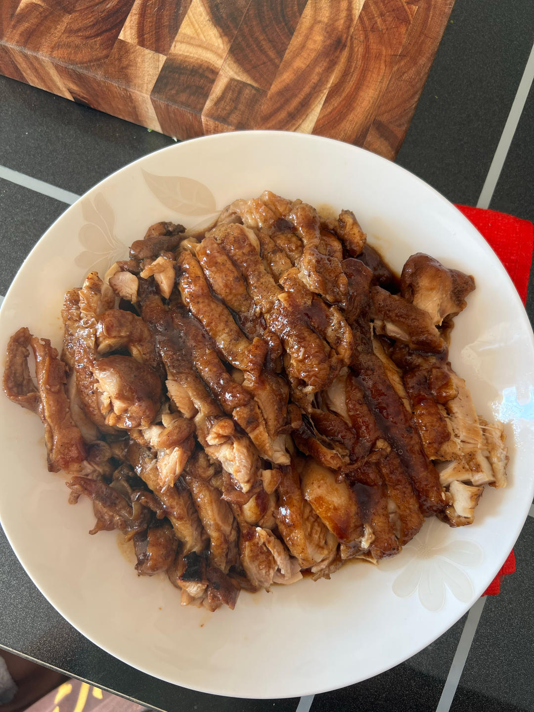 不放一滴油的照烧鸡腿饭