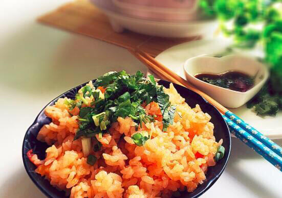 有菜有肉有主食🍅番茄焖饭【松下分体式饭煲】