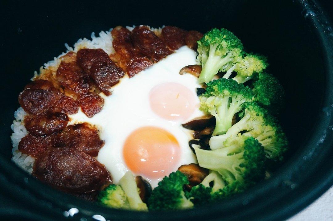 香喷喷的🍲腊肠煲仔饭（砂锅版）超简单神速