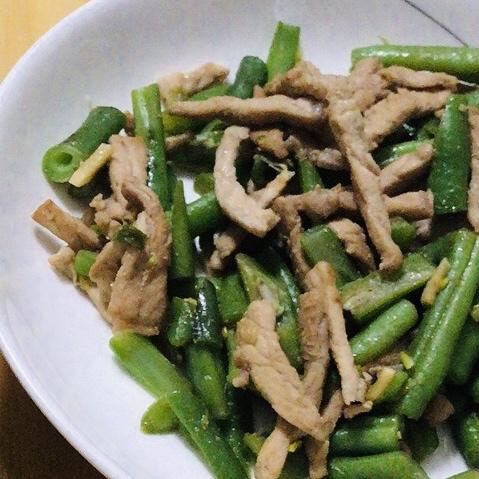 豆角丝炒肉