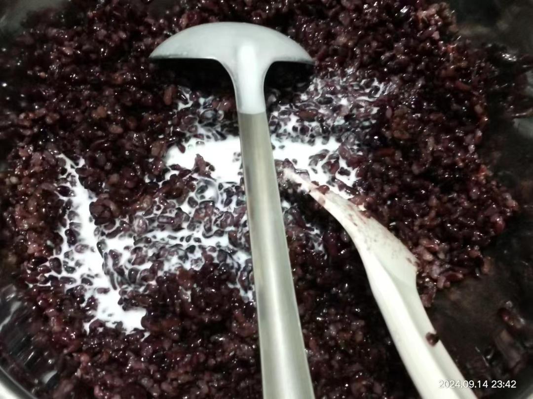 椰香紫米馅～超级好吃的三明治馅