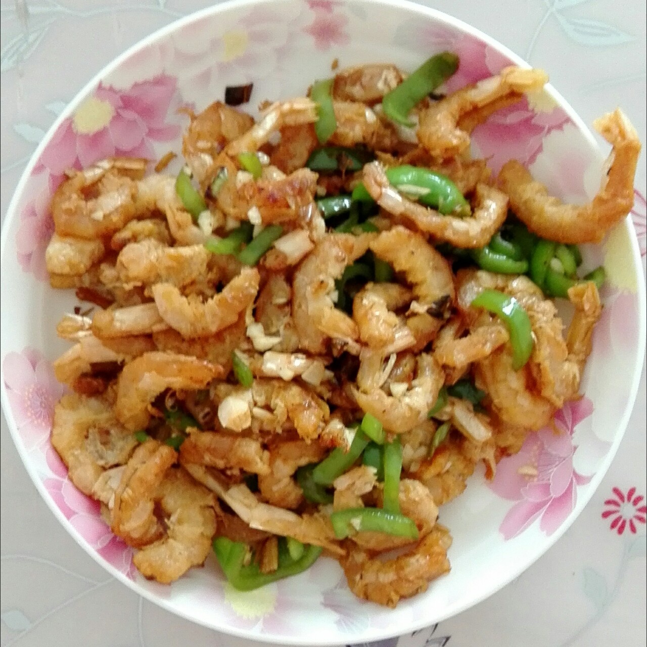 青椒炒干虾