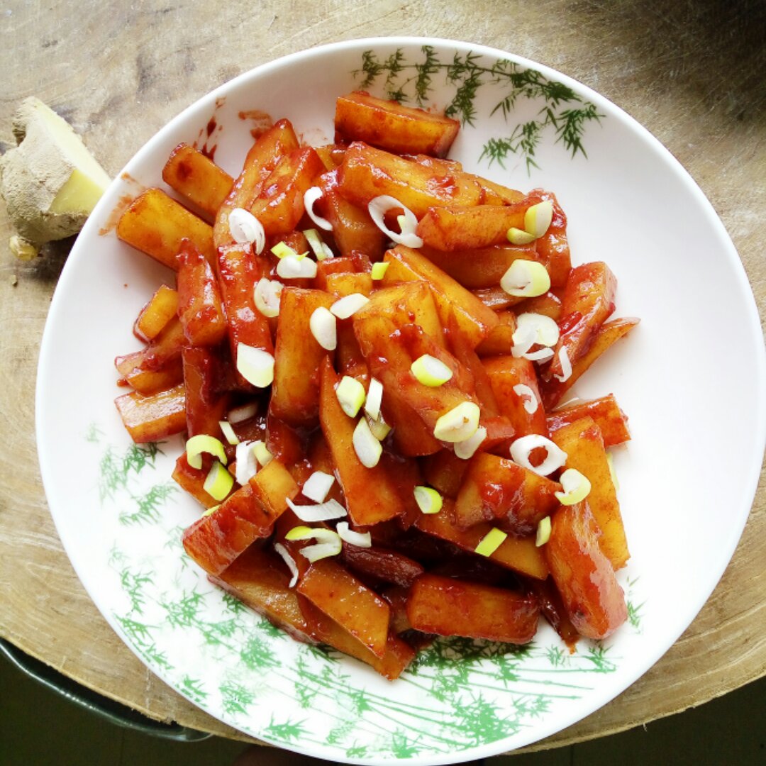 夏目栗子做的腐乳土豆