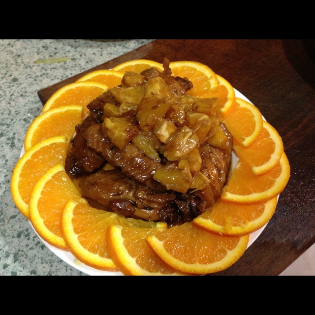 香橙鸡翅