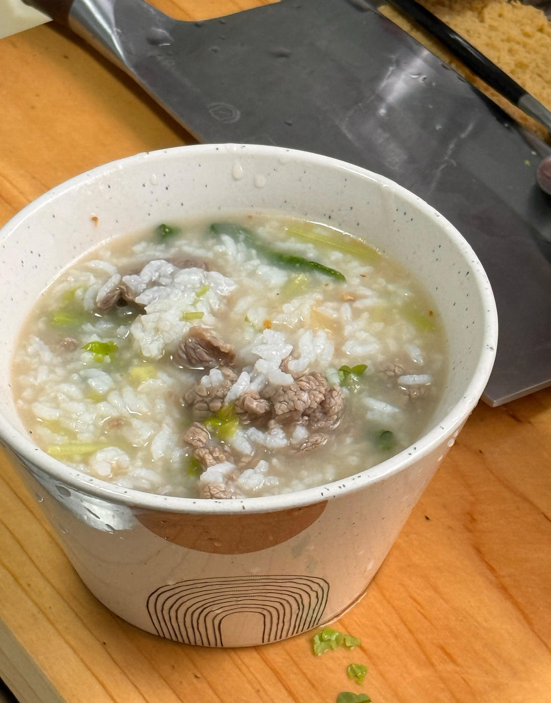 潮汕生滚牛肉粥