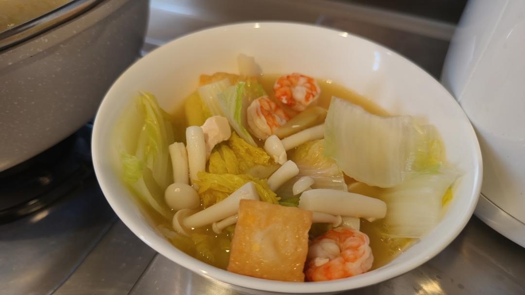 咸蛋三鲜汤